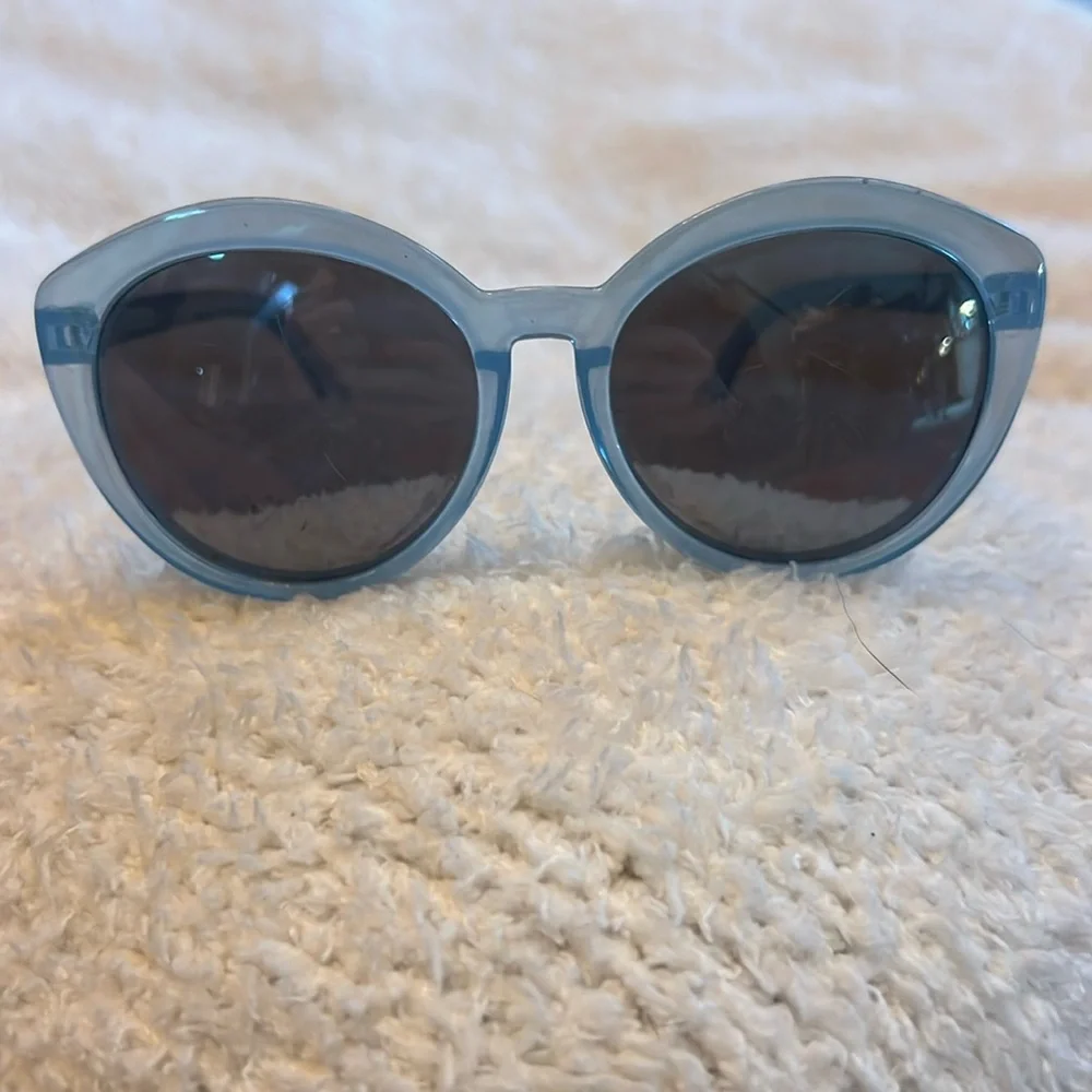Janie and Jack blue round sunglasses girls 4-6